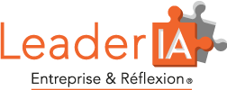 LeaderIA logo Entreprise Réflexion