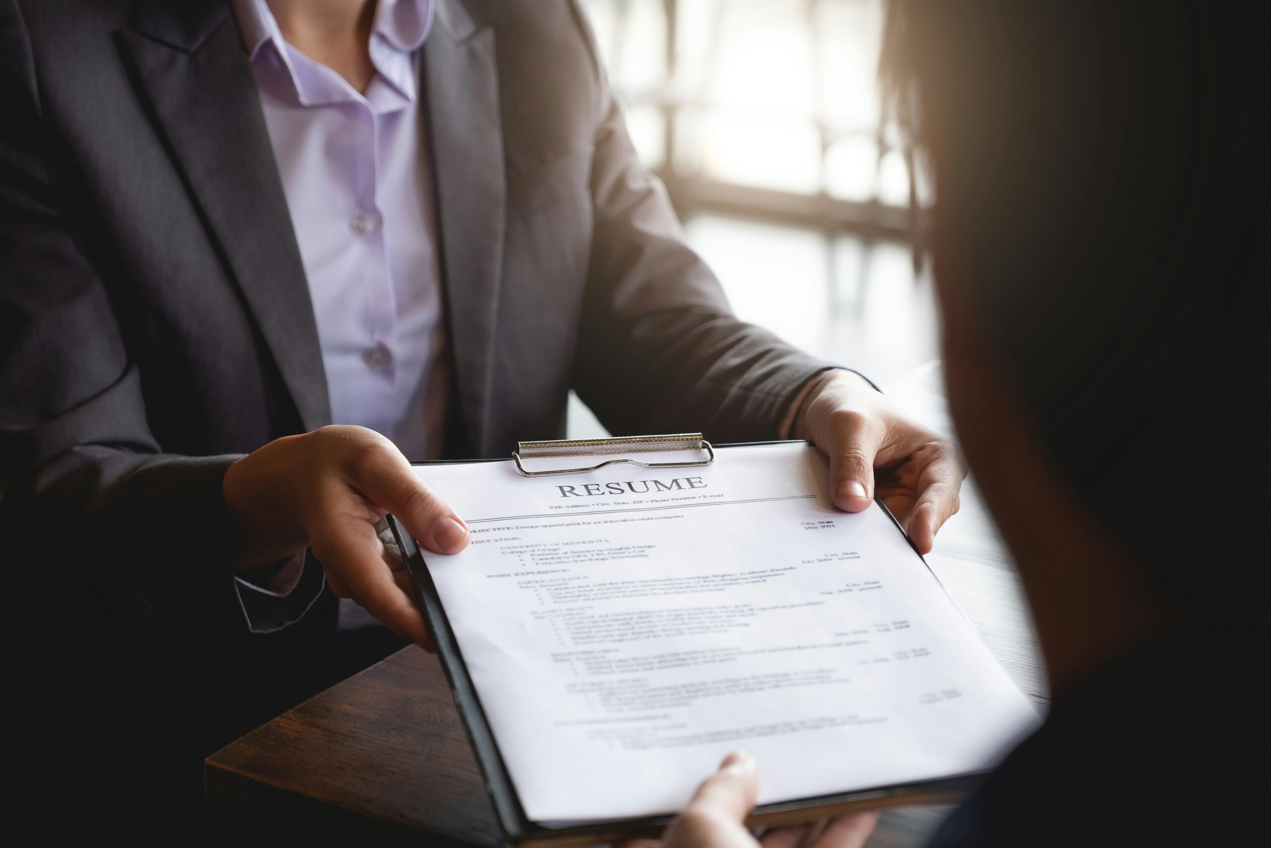 Le CV percutant et droit au but !