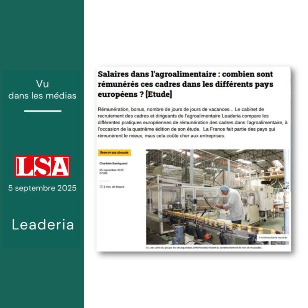 recrutement agroalimentaire salaire